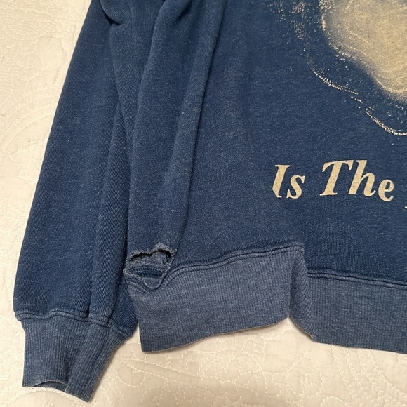 NWOT Wildfox ‘Space is the Place’ Distressed Pullover Sweater Size M - Picture 6 of 11